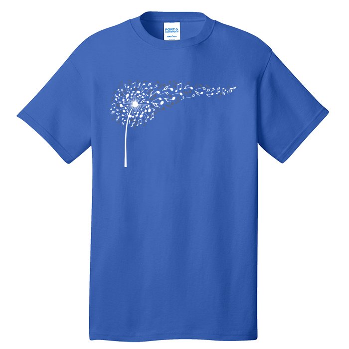 Dandelion Blowing Music Notes Cute Christmas Gift Great Gift Tall T-Shirt