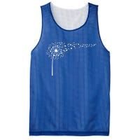 Dandelion Blowing Music Notes Cute Christmas Gift Great Gift Mesh Reversible Basketball Jersey Tank