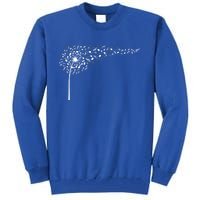 Dandelion Blowing Music Notes Cute Christmas Gift Great Gift Tall Sweatshirt