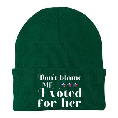 DonT Blame Me I Voted For Her Kamala Harris Knit Cap Winter Beanie