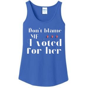 DonT Blame Me I Voted For Her Kamala Harris Ladies Essential Tank