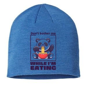 Don’t Bother Me While I’m Eating Funny Trendy Gift Sustainable Beanie