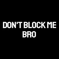 Don't Block Me Bro Performance Shirt
