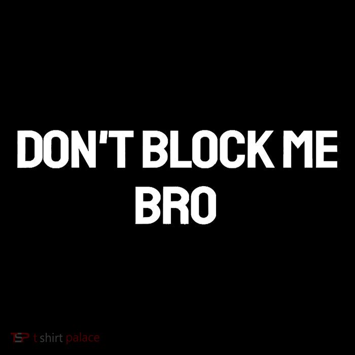 Don't Block Me Bro Pom Pom 12in Knit Beanie