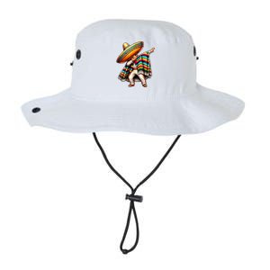 Dabbing Boy Mexican Poncho Cinco De Mayo Legacy Cool Fit Booney Bucket Hat