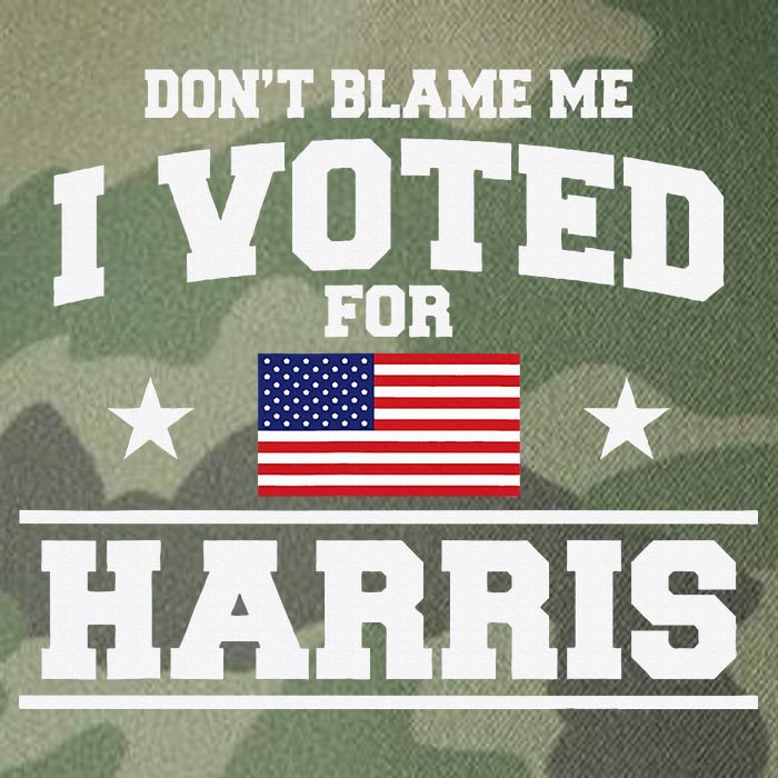 Dont Blame Me I Voted For Harris Legacy Tie Dye Trucker Hat