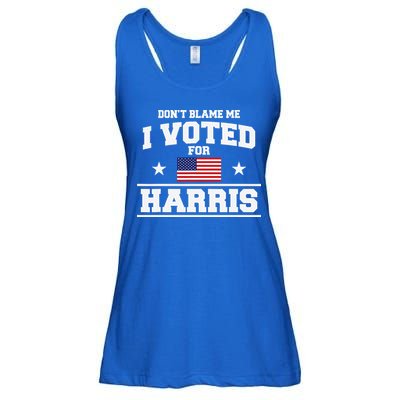 Dont Blame Me I Voted For Harris Ladies Essential Flowy Tank