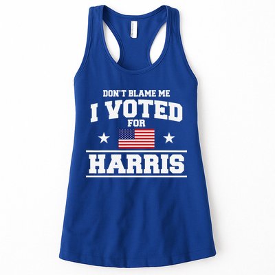 Dont Blame Me I Voted For Harris Womens Tank Top