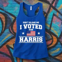 Dont Blame Me I Voted For Harris Womens Tank Top