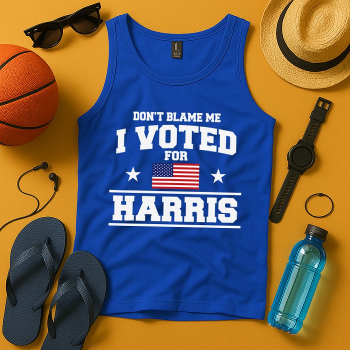 Dont Blame Me I Voted For Harris Tank Top
