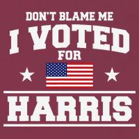 Dont Blame Me I Voted For Harris 16oz Travel Tumbler