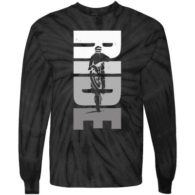 Dirt Bike Motocross Dirt Bike Motocross Tie-Dye Long Sleeve Shirt