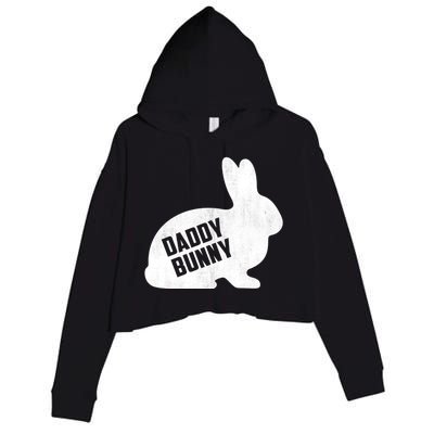 Daddy Bunny Matching Father Dad Papa Easter Day Gift Crop Fleece Hoodie