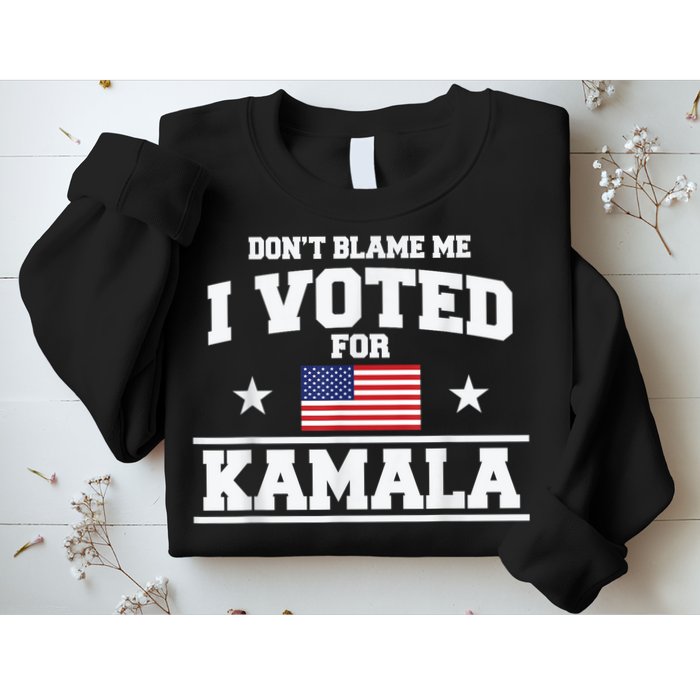 DonT Blame Me I Voted For Kamala Pro Harris Supporter Sweatshirt