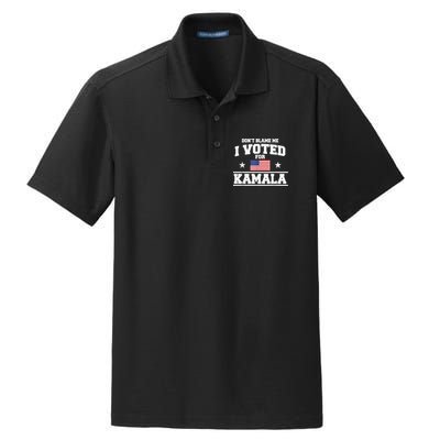 DonT Blame Me I Voted For Kamala Pro Harris Supporter Dry Zone Grid Polo