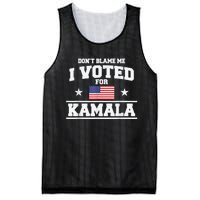 DonT Blame Me I Voted For Kamala Pro Harris Supporter Mesh Reversible Basketball Jersey Tank