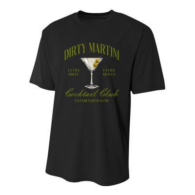 Dirtyy Bachelorette Martini Cocktail Club Martini Drinking Youth Performance Sprint T-Shirt