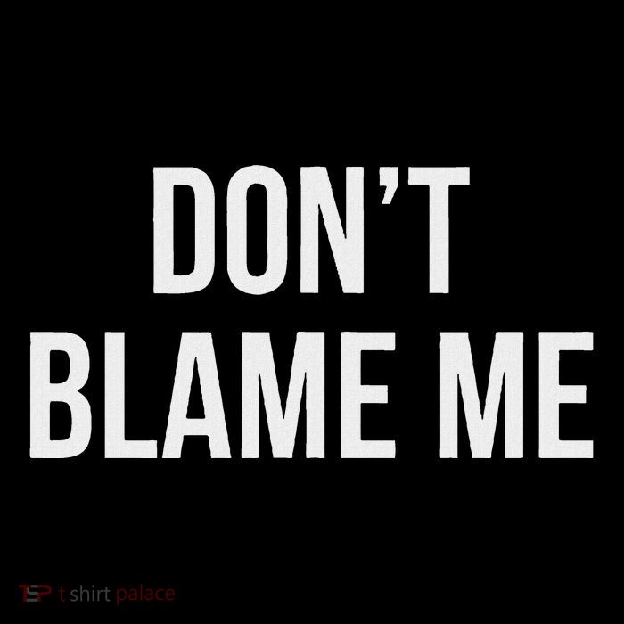 DonT Blame Me Flat Bill Trucker Hat