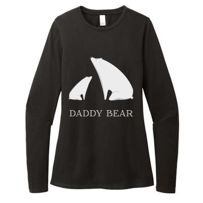 Daddy Bear Meaningful Gift Funny Vintage Christmas Polar Bear Costume Great Gift Womens CVC Long Sleeve Shirt