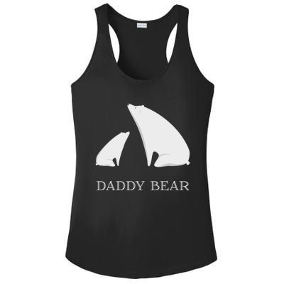 Daddy Bear Meaningful Gift Funny Vintage Christmas Polar Bear Costume Great Gift Ladies PosiCharge Competitor Racerback Tank