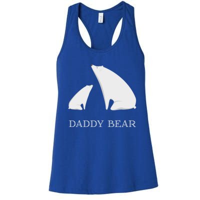 Daddy Bear Meaningful Gift Funny Vintage Christmas Polar Bear Costume Great Gift Women's Racerback Tank