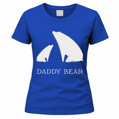 Daddy Bear Meaningful Gift Funny Vintage Christmas Polar Bear Costume Great Gift Women's T-Shirt