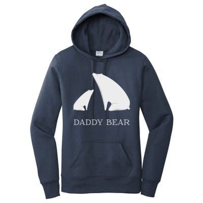 Daddy Bear Meaningful Gift Funny Vintage Christmas Polar Bear Costume Great Gift Women's Pullover Hoodie