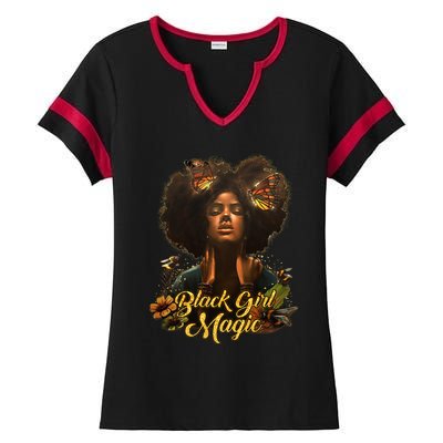 Dope Black Magic Gift Ladies Halftime Notch Neck Tee