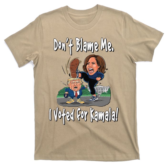 DonT Blame Me. I Voted For Kamala! Kamala & Little Trump T-Shirt