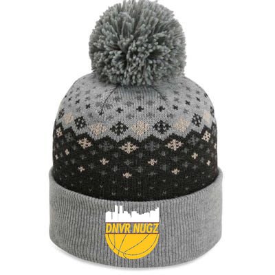 Denver Basketball Mile High 5280 Nugz The Baniff Cuffed Pom Beanie