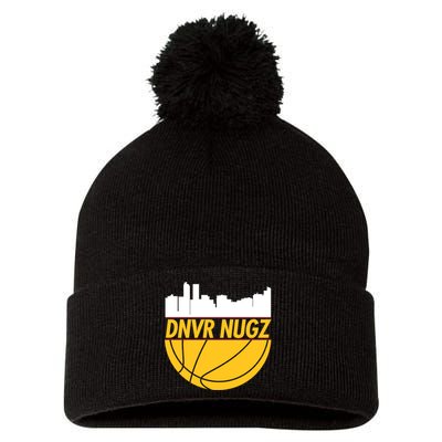 Denver Basketball Mile High 5280 Nugz Pom Pom 12in Knit Beanie