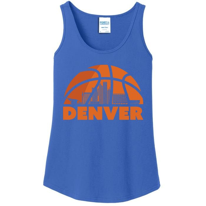 Denver Basketball Mile High 5280 Ladies Essential Tank