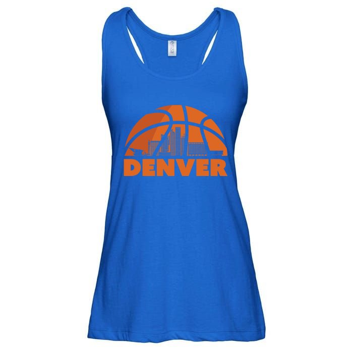 Denver Basketball Mile High 5280 Ladies Essential Flowy Tank