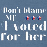 DonT Blame Me I Voted For Her Kamala Harris Design Garment-Dyed Sweatshirt