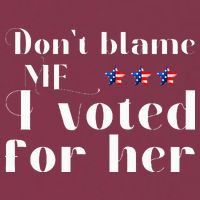 DonT Blame Me I Voted For Her Kamala Harris Design 16oz Travel Tumbler