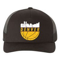 Denver Basketball Mile High 5280 DENVER Yupoong Adult 5-Panel Trucker Hat