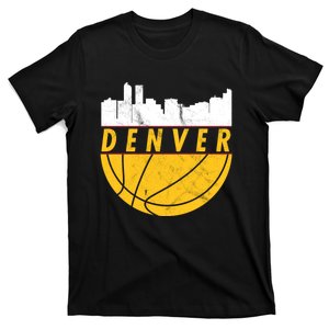 Denver Basketball Mile High 5280 DENVER T-Shirt