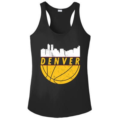 Denver Basketball Mile High 5280 DENVER Ladies PosiCharge Competitor Racerback Tank