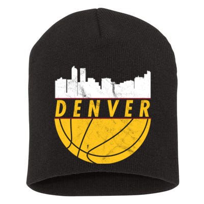 Denver Basketball Mile High 5280 DENVER Short Acrylic Beanie