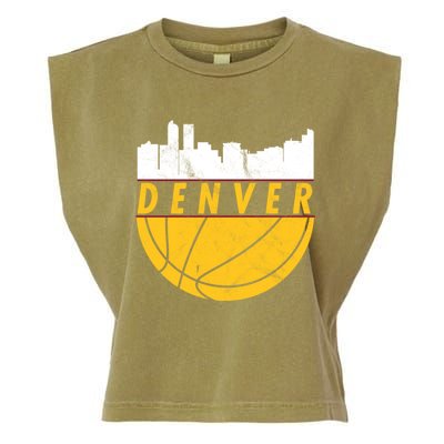 Denver Basketball Mile High 5280 DENVER Garment-Dyed Women's Muscle Tee