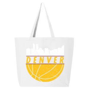 Denver Basketball Mile High 5280 DENVER 25L Jumbo Tote