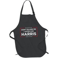 DonT Blame Me I Voted For Harris Full-Length Apron With Pockets