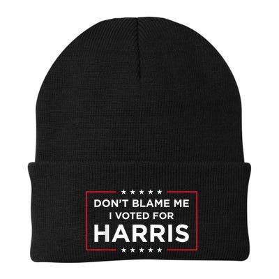 DonT Blame Me I Voted For Harris Knit Cap Winter Beanie