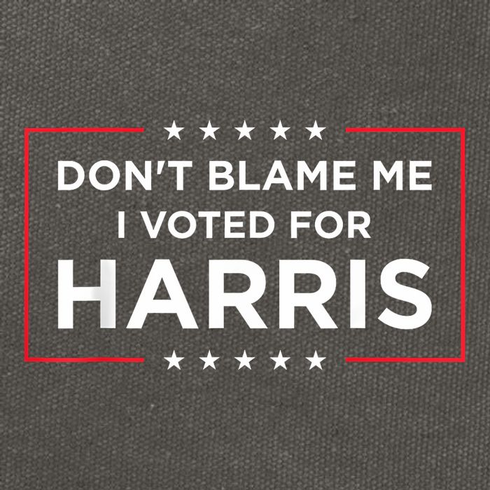 DonT Blame Me I Voted For Harris Cotton Canvas Backpack