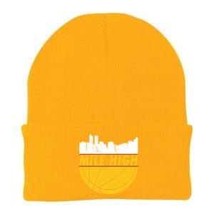 Denver Basketball Mile High 5280 Knit Cap Winter Beanie