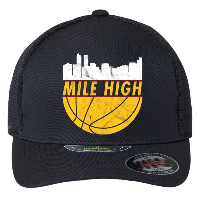 Denver Basketball Mile High 5280 Flexfit Unipanel Trucker Cap