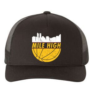 Denver Basketball Mile High 5280 Yupoong Adult 5-Panel Trucker Hat