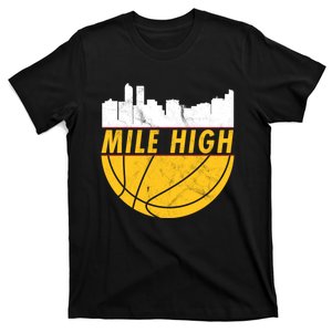 Denver Basketball Mile High 5280 T-Shirt