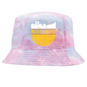 Denver Basketball Mile High 5280 Tie-Dyed Bucket Hat