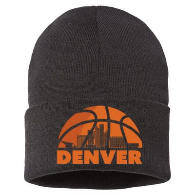 Denver Basketball Mile High 5280 Sustainable Knit Beanie